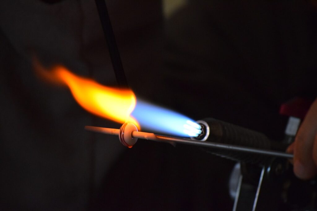Alkohol-Explosionslampe Aus Kupfer – Bis 1000°C, Produktbild-Vorschau 3